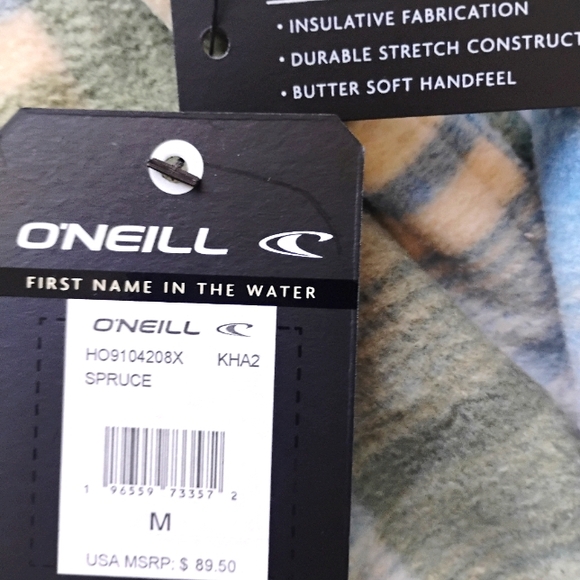 O'Neill NEW Spruce SuperFleece Lined Flannel Jacket - Picture 8 of 13